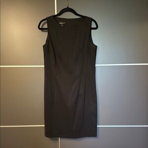 Alyx Black Sheath Mini Dress Crew Neck Sleeveless